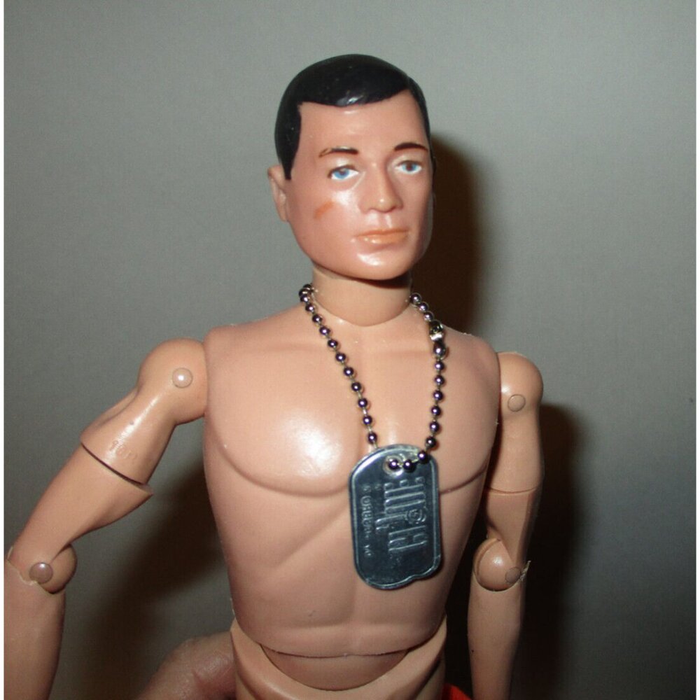 Vintage 1964 12 inch GI Joe Doll Figure with Life Vest, Dog Tags and Accessories - Picture 6 of 16